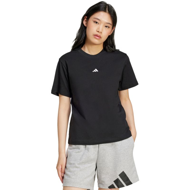 Adidas Essentials Small Logo Cotton moteriški marškinėliai W JC5943